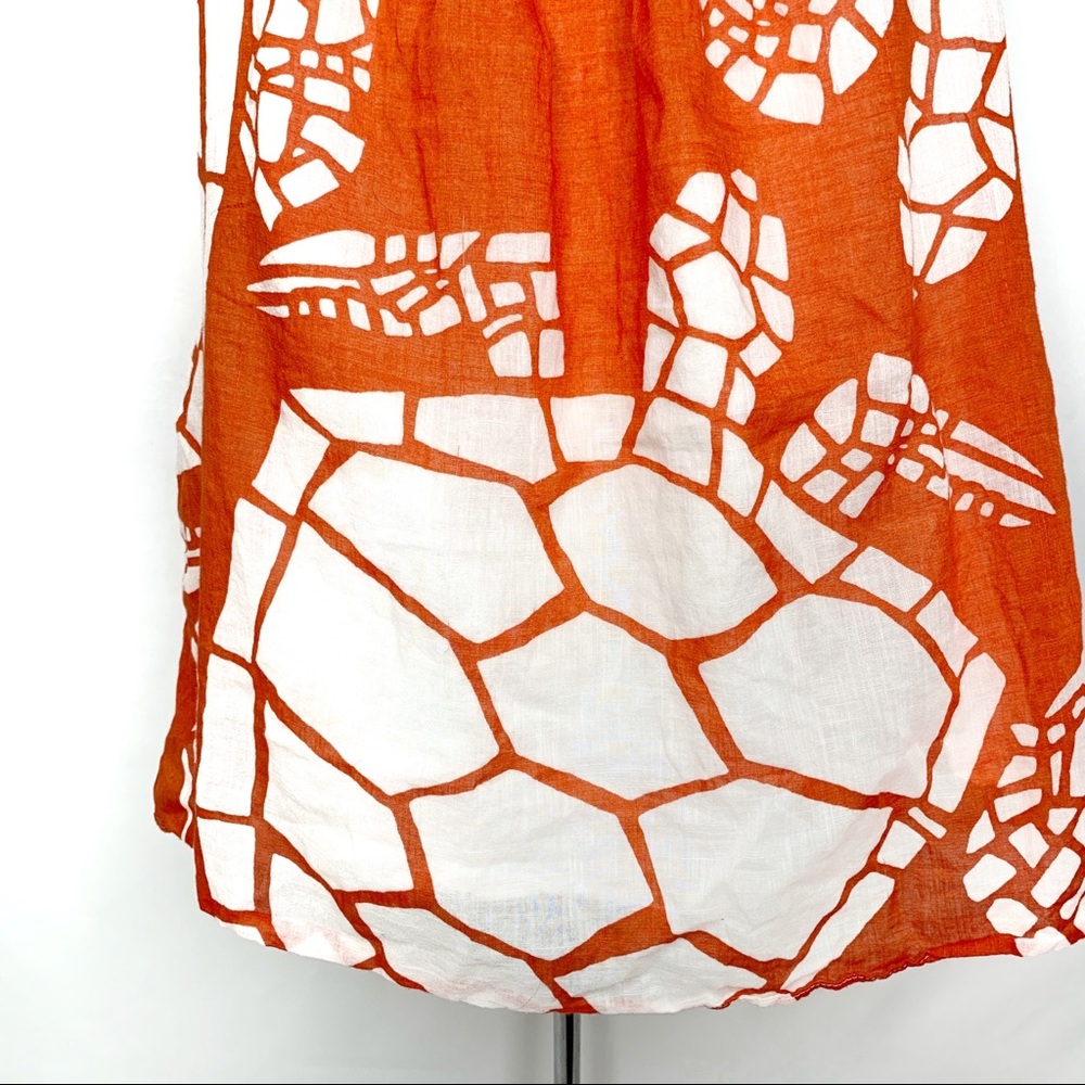 Sold-J. Crew Batick Turtle Tank Blouse - Picture 6 of 8